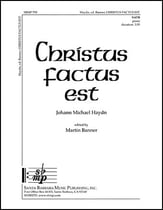 Christus Factus Est SATB choral sheet music cover